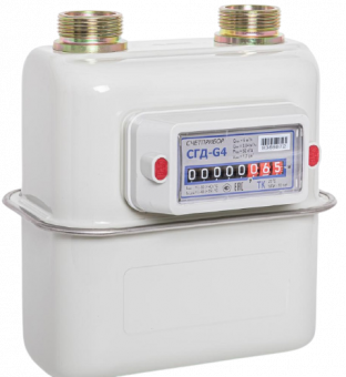 Счетчик газа СГД G-4 1 1/4" левый СЧЕТПРИБОР