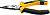 тонкогубцы 160 мм stayer hercules