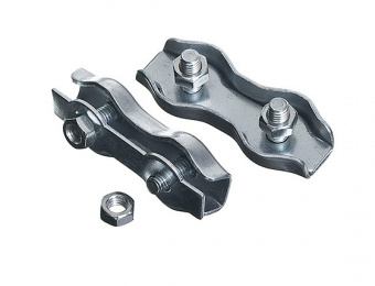 Зажим для троса двойной М3 (2 шт)