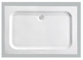 Поддон душевой акриловый полкургу 90х90 см EVAGOLD