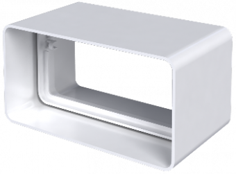 Соединитель пластиковый белый 60х120 мм ERA