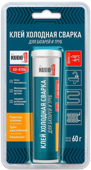 Клей холодная сварка для батарей и труб 60 г KUDO