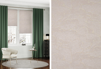 Рулонная штора 52х175 Марбель миндаль LEGRAND1