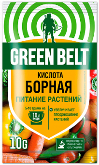 Удобрение Борная кислота 10 гр GREEN BELT