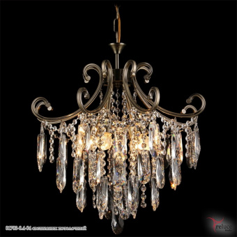 Люстра хрустальная потолочная 4 лампы Е27 RELUCE 02586-0.4-04