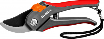 Секатор плоскостной с алюминиевыми ручками 205 мм GRINDA G-26
