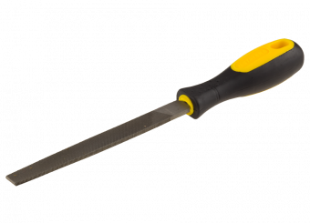 Напильник плоский c двухкомпонентной ручкой №2 200 мм STAYER Profi