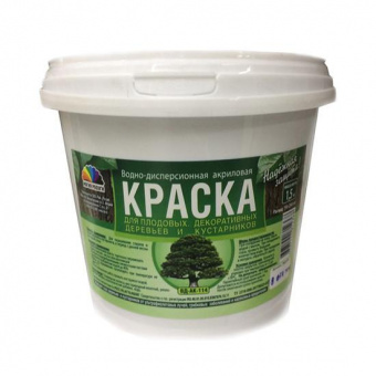 Краска для садовых деревьев акриловая 3 кг РАДУГА
