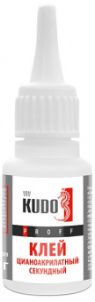 Клей секундный цианоакрилатный 20 г KUDO