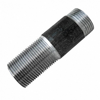 Сгон стальной без покрытия 1 1/2" (40 мм)