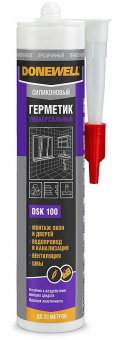 Герметик силиконовый универсальный прозрачный 260 мл DONEWELL