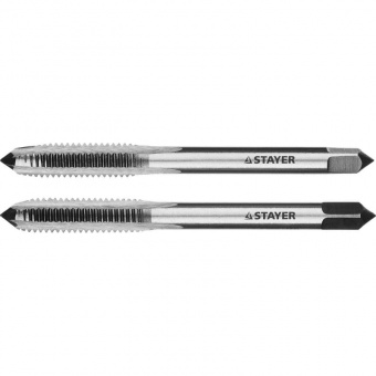 Метчики ручные комплектные М 6 x 1,0 STAYER (2 шт)