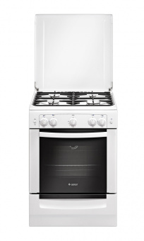 Плита газовая 60 см с крышкой белая GEFEST 6100-01 