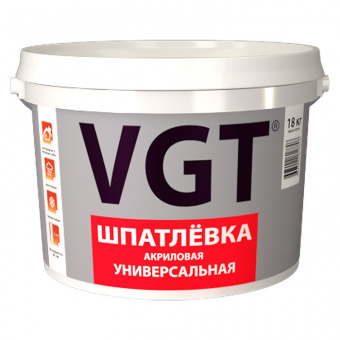 Шпатлевка акриловая универсальная 7,5 кг VGT