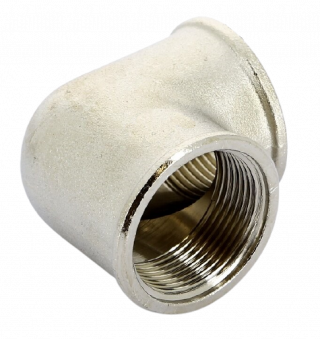 Угольник никелированный 1/2" ВР х 1/2" ВР VALFEX