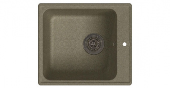 Мойка кварц прямоугольная 480х420 мм без крыла песочный GF-Z-17 GRANDFEST QUARZ