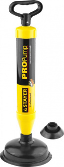 Вантуз вакуумный пневаматический с двумя адаптерами STAYER PROPump