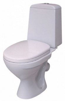 Унитаз-компакт SMARTSANT Trend косой выпуск с сиденьем полипропилен