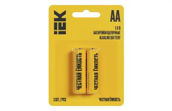 Батарейка AA алкалиновая IEK Alkaline (2 шт)