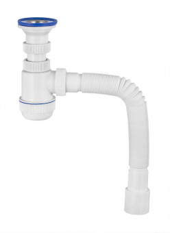 Сифон для мойки и раковины Элит Мини 70 мм 1 1/2" Вирпласт