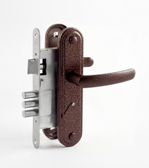 Замок врезной универсальный бронза ОМЕГА ЗВ9.1-02 