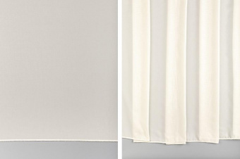 Тюль Вуаль шелк 300х260 с утяжелителем молочный LEGRAND4