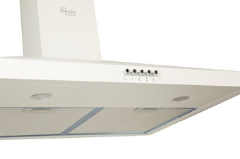 Вытяжка купольная 50 см, белая OASIS KB-50W (P)6