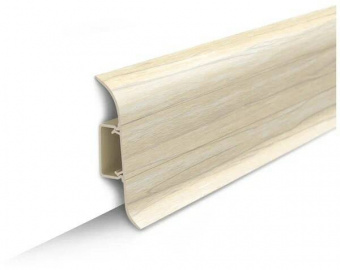 Плинтус напольный ПВХ 55 мм х 2,2 м клен вермонт 262 ИДЕАЛ Классик