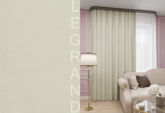Портьера Канвас 150х260 бежевый LEGRAND2