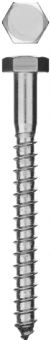 Шуруп сантехнический оцинкованный 8х120 DIN 571 (2 шт)