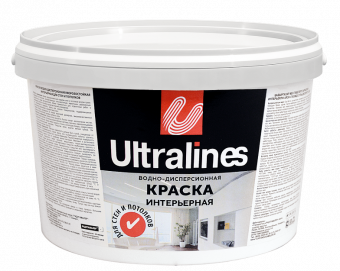 Краска интерьерная акриловая 5 кг ULTRA LINES