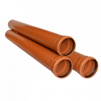 Труба канализационная наружняя 110х2000 мм VALFEX