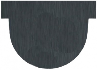 Заглушка для лотка водостока DN90 H100 AQUASTOK