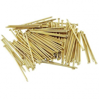 Гвозди финишные 1,6х40 мм латунь (0,05 кг)