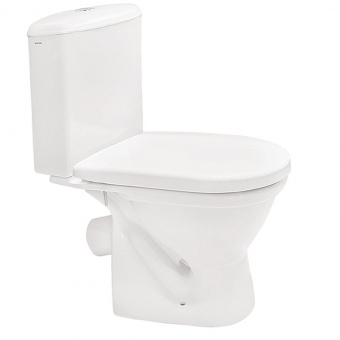 Унитаз-компакт SANTEK Алькор косой выпуск с сиденьем дюропласт антивсплеск Унитаз-компакт SANTEK Алькор косой выпуск с сиденьем дюропласт антивсплеск