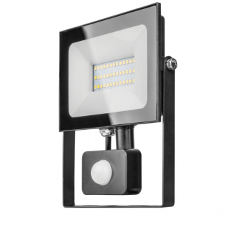 Прожектор светодиодный 30 Вт с датчиком движения 4000К белый IP65 ОНЛАЙТ