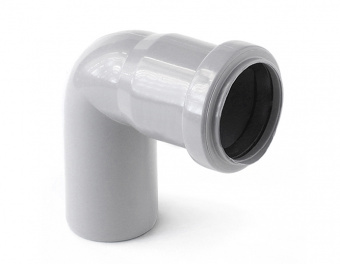 Отвод канализационный внутренний 40 мм 90° VALFEX