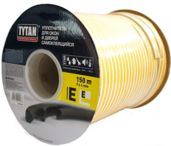 Уплотнитель P-профиль 9 мм х 5 мм черный TECH-TOP