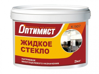 Жидкое стекло 3 кг ОПТИМИСТ