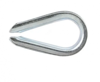 Коуш стальной оцинкованный 4 мм DIN 6899 (4 шт)