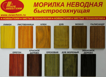 Морилка неводная красное дерево 0,5 л НОВБЫТХИМ1