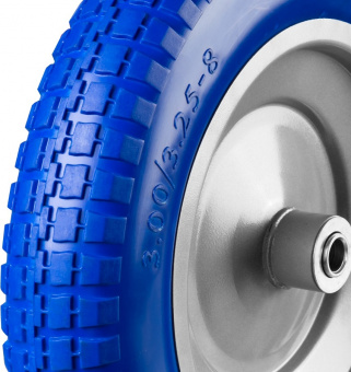 Колесо для тачки полиуретановое 380 мм х 16 мм ЗУБР Профи КПУ-21