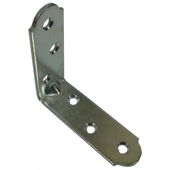 Угол мебельный круглый оцинкованный 50х50х17 мм