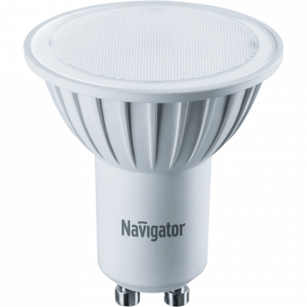 Лампа светодиодная GU10 7 Вт 3000К теплый NAVIGATOR