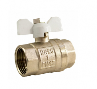 Кран шаровой 1/2" (15 мм) в/в бабочка VALTEC1