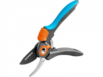 Секатор плоскостной с двухкомпонентными ручками 210 мм GRINDA PRO-Line P-591