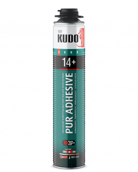 Пена-клей монтажный для теплоизоляции 1000 мл KUDO Pur Adhesive 14+