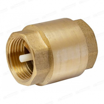 Обратный клапан латунный с пластиковым штоком 3/4" VALFEX