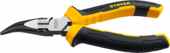 Тонкогубцы изогнутые 160 мм STAYER Hercules