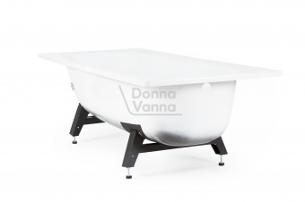 Ванна стальная 120х70 см белая орхидея DONNA VANNA 1